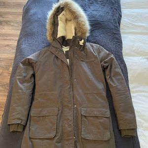 Roxy Road Trip Sherpa Parka - Small, Brown